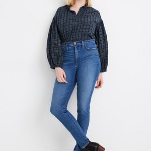 11" High-Rise Skinny Jeans in Maricopa Wash